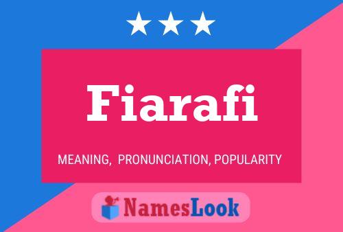 Fiarafi Name Poster