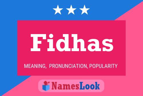 Fidhas Name Poster