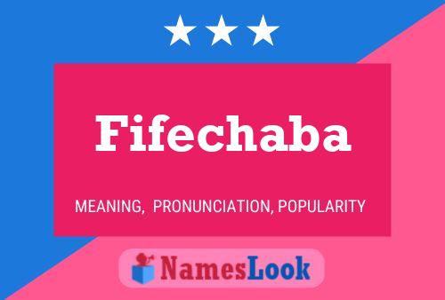 Fifechaba Name Poster