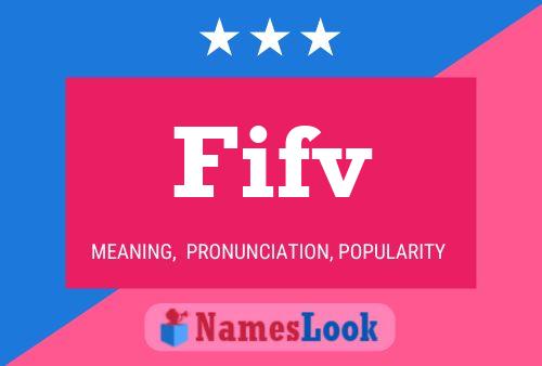 Fifv Name Poster