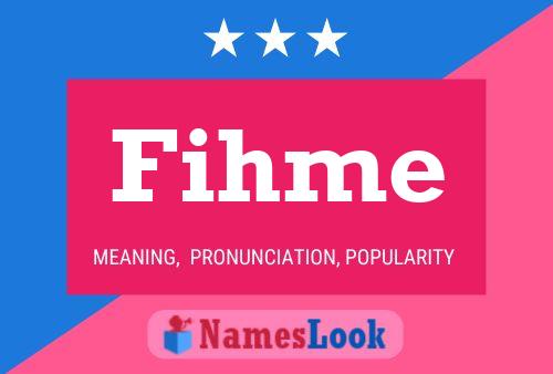 Fihme Name Poster