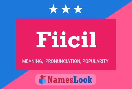 Fiicil Name Poster