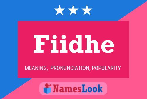 Fiidhe Name Poster