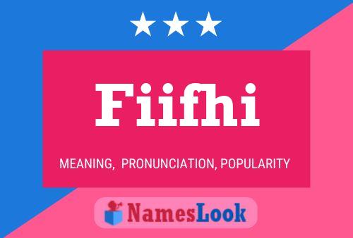 Fiifhi Name Poster