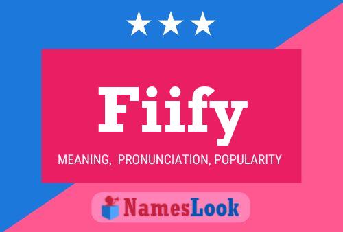 Fiify Name Poster