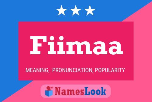 Fiimaa Name Poster