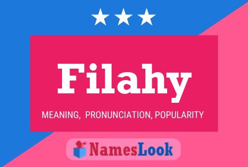 Filahy Name Poster