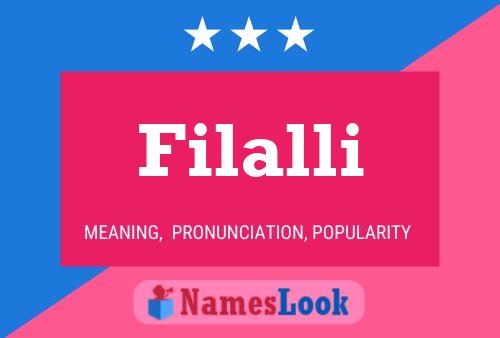 Filalli Name Poster