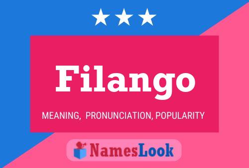 Filango Name Poster