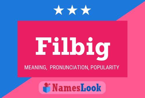 Filbig Name Poster