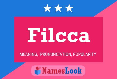 Filcca Name Poster