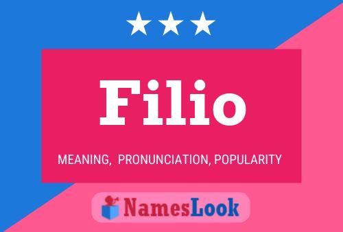 Filio Name Poster