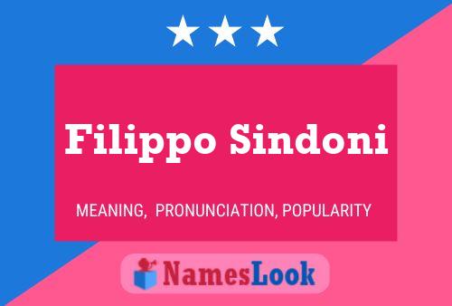 Filippo Sindoni Name Poster