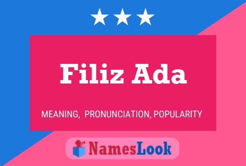 Filiz Ada Name Poster