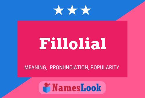 Fillolial Name Poster