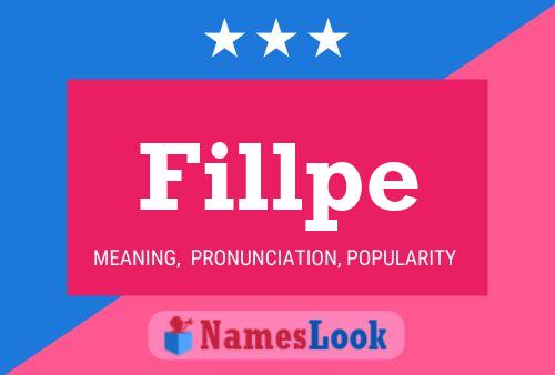 Fillpe Name Poster