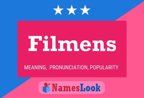 Filmens Name Poster