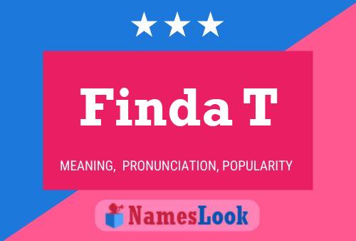 Finda T Name Poster