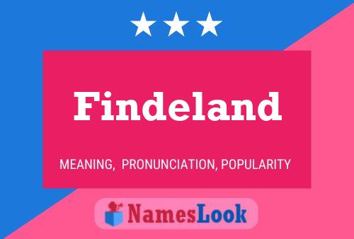 Findeland Name Poster