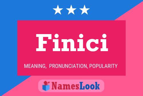 Finici Name Poster