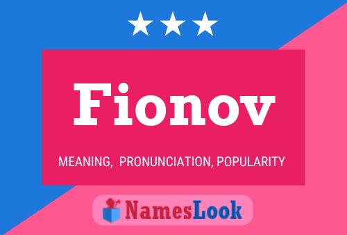 Fionov Name Poster