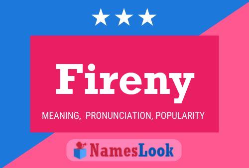 Fireny Name Poster