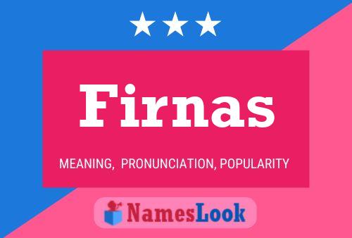 Firnas Name Poster