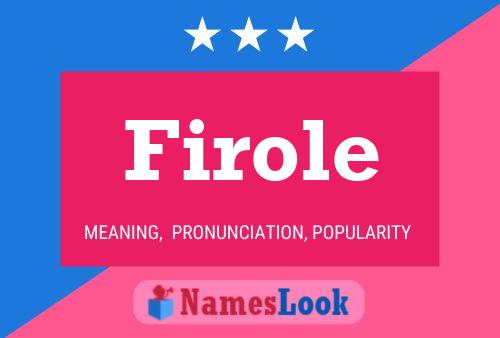 Firole Name Poster