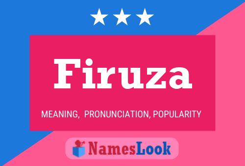 Firuza Name Poster