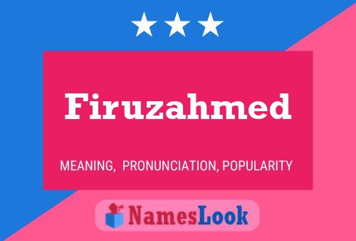 Firuzahmed Name Poster