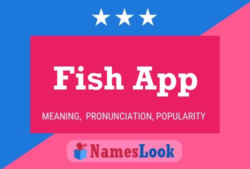 Fish App Name Poster