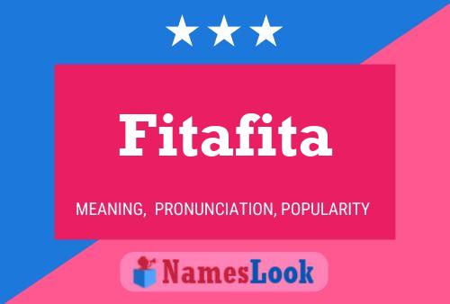 Fitafita Name Poster