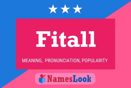 Fitall Name Poster