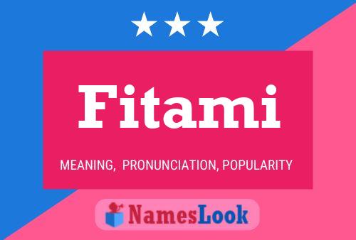 Fitami Name Poster