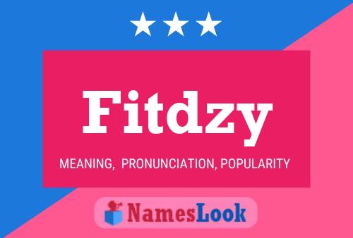 Fitdzy Name Poster