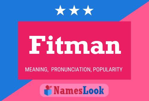 Fitman Name Poster