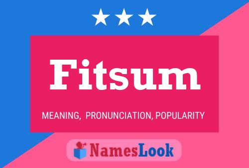 Fitsum Name Poster