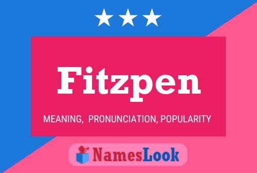 Fitzpen Name Poster