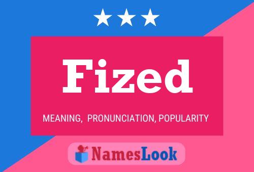 Fized Name Poster