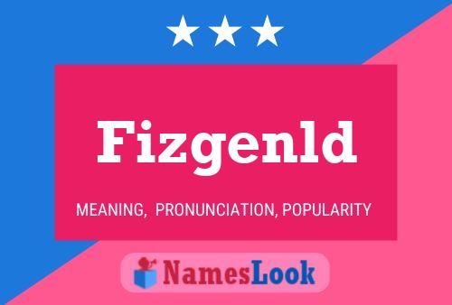 Fizgenld Name Poster