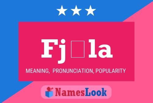 Fjóla Name Poster