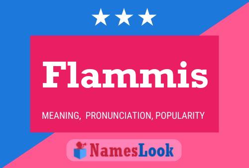 Flammis Name Poster