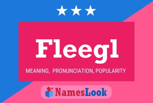 Fleegl Name Poster