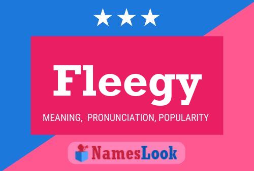 Fleegy Name Poster