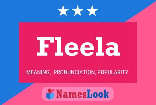 Fleela Name Poster