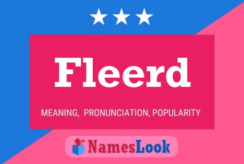 Fleerd Name Poster