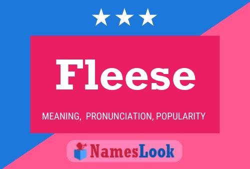 Fleese Name Poster