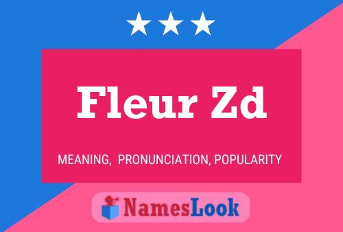 Fleur Zd Name Poster