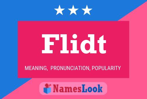 Flidt Name Poster