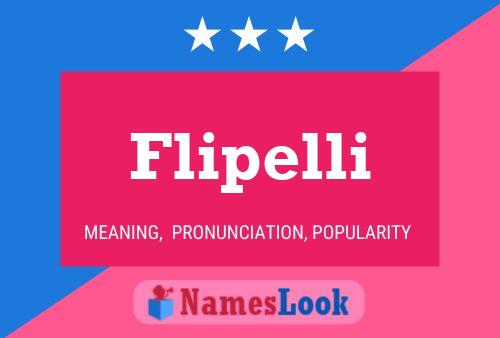 Flipelli Name Poster